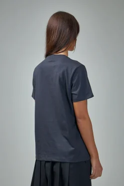 Ganni Basic Jersey Moonlight Relaxed T-Shirt - LABELS