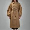 Ganni Bonded Cotton Trench Coat - LABELS