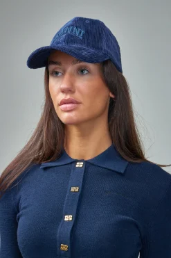 Ganni Cap Hat Corduroy - LABELS
