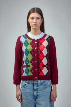 Ganni Cashmere Wool Mix Cardigan - LABELS