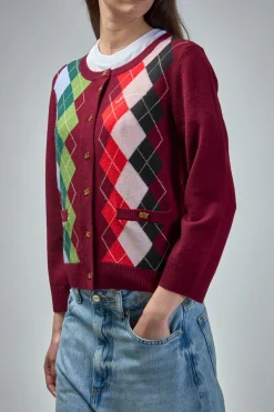 Ganni Cashmere Wool Mix Cardigan - LABELS