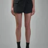 Ganni Heavy Cotton Tailoring Shorts - LABELS