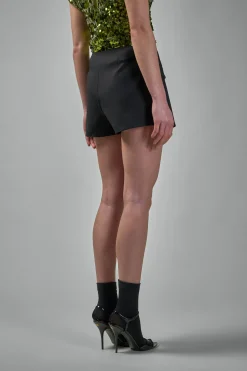 Ganni Heavy Cotton Tailoring Shorts - LABELS