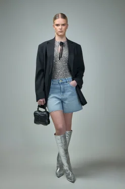 Ganni Heavy Denim Shorts - LABELS