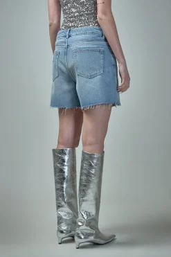 Ganni Heavy Denim Shorts - LABELS