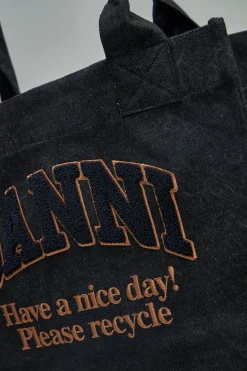 Ganni Large Easy Shopper Denim - LABELS