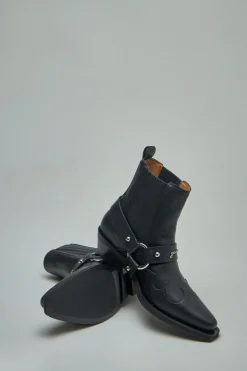 Ganni Low Cut Western Chelsea Boots - LABELS