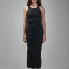 Ganni Soft Cotton Rib Tank Top Long Dress - LABELS