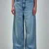Ganni Soft Rigid Denim Baggy Jeans - LABELS