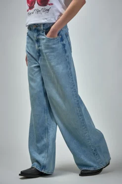 Ganni Soft Rigid Denim Baggy Jeans - LABELS