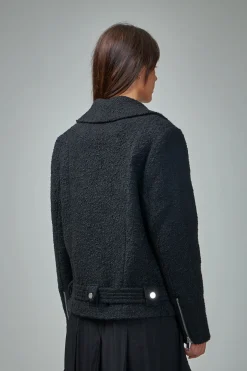Ganni Textured Boucle Wool Jacket - LABELS