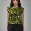 Ganni Velvet Sequins Blouse - LABELS