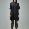 Ganni Viscose Twill Mini Dress - LABELS