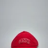 Ganni Washed Cotton Canvas Cap Embroidery - LABELS