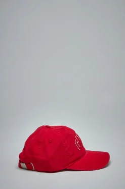 Ganni Washed Cotton Canvas Cap Embroidery - LABELS