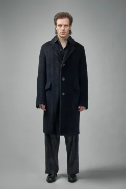 Geoffrey B. Small BRC08 Handmade Pure Alashan Cashmere 3-ply Fully-Lined Como Silk Long Coat - LABELS