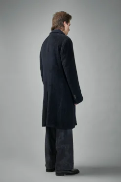 Geoffrey B. Small BRC08 Handmade Pure Alashan Cashmere 3-ply Fully-Lined Como Silk Long Coat - LABELS