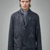 Geoffrey B. Small EV8J04 Handmade Single Breasted Coat Jacket With Patch Pockets - LABELS