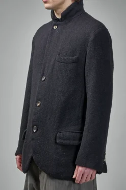 Geoffrey B. Small EV8J05 Handmade Extended Length Single-Breasted 3 Button Jacket - LABELS
