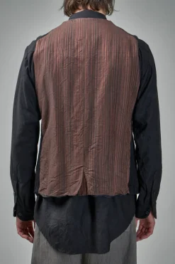 Geoffrey B. Small EV8J06 Handmade Single Breasted 6-Buttons Central, Single Vent Waistcoat - LABELS