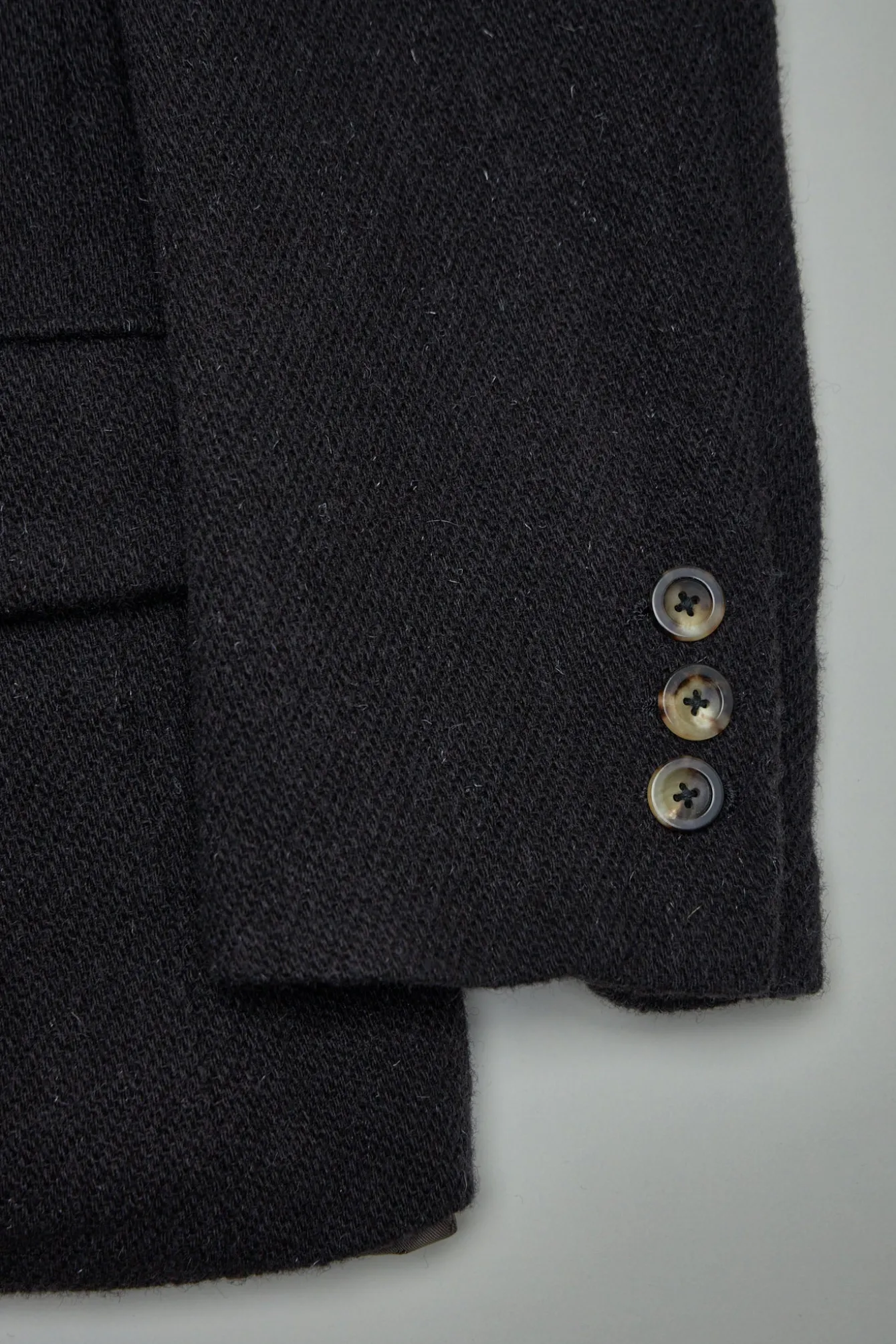Geoffrey B. Small EV8J05 Handmade Extended Length Single-Breasted 3 Button Jacket - LABELS