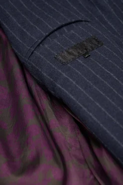 Geoffrey B. Small EV8J10 Handmade Elongated Double-Breasted, 6 Buttons, Double Vent Tailored Jacket - LABELS