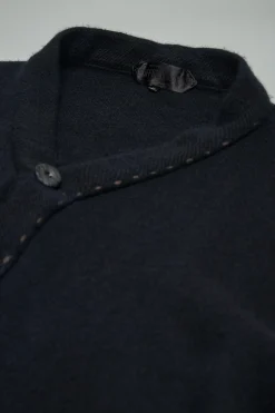 Geoffrey B. Small EV8K06 Handmade 8 Button-Front V-Neck Cardigan Sweater - LABELS