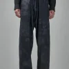 Geoffrey B. Small EV8P13 Handmade Relaxed-fit Straight Leg Tailored Elastic Waist Drawstring Trouser - LABELS