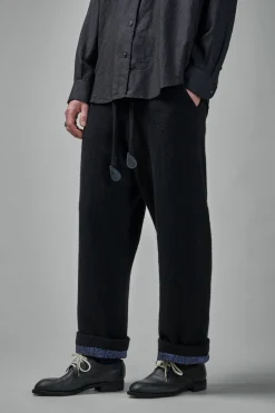 Geoffrey B. Small EV8P06 Handmade Relaxed-Fit Straight Leg Tailored Trouser - LABELS