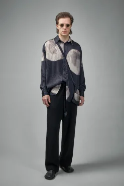 Geoffrey B. Small EV8S06 Handmade Tailored Classic Cut Shirt - LABELS