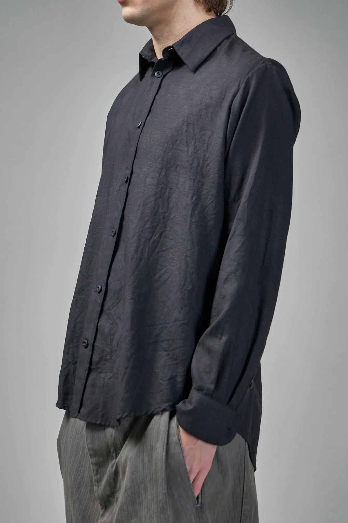 Geoffrey B. Small EVS01 Handmade Oure Cashmere Tailored Dress Supershirt - LABELS