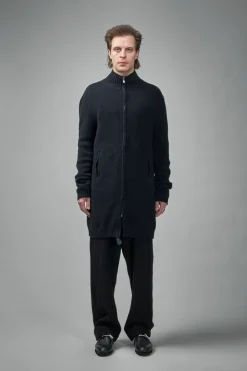 Geoffrey B. Small EV7WK01 Handmade Pure Cariaggi Yarn Cashmere Long Knit Cardigan - LABELS