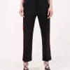 Haider Ackermann Casual Trousers Cosmos black red - LABELS
