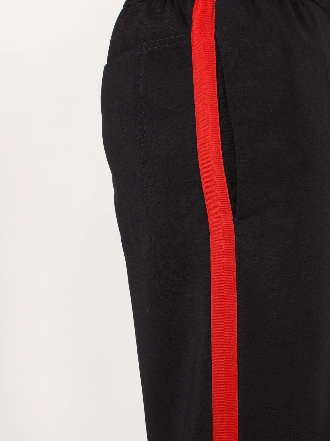 Haider Ackermann Casual Trousers Cosmos black red - LABELS