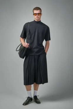 Homme Plissé Issey Miyake High Neck T-Shirt - LABELS