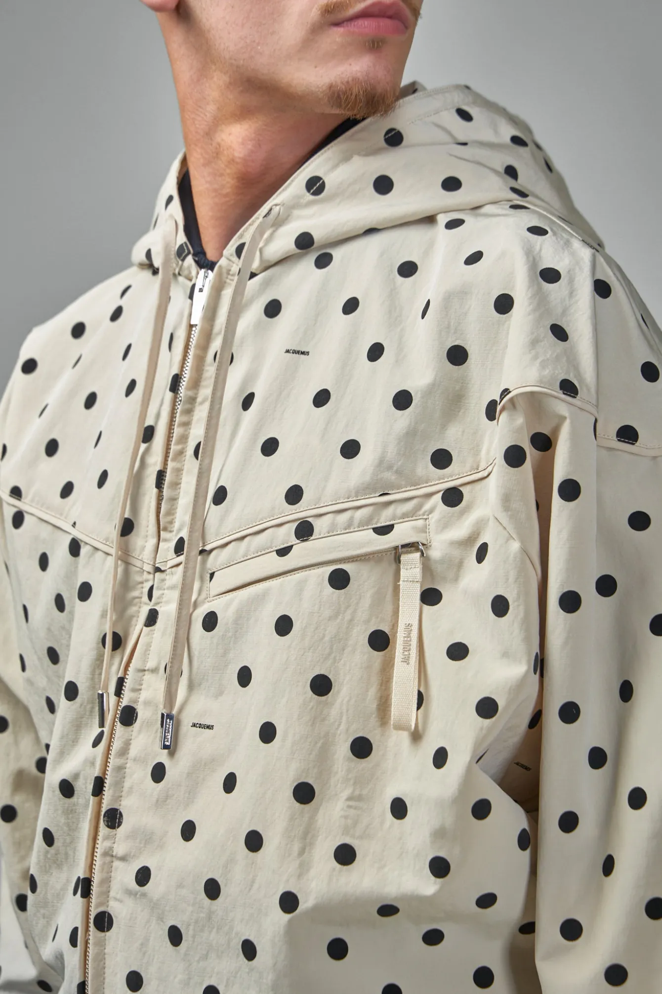 Jacquemus Le Blouson Bateau Print Dots Logo - LABELS