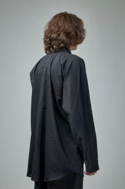 Jan-Jan Van Essche Shirt#101 Loose Fit Button-Up Dress Shirt Boiled Wo/Se Cloth - LABELS
