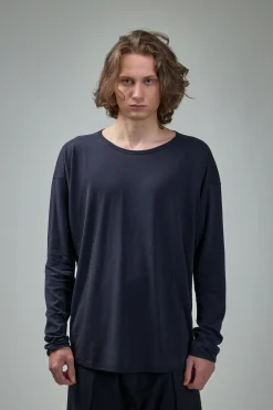 Jan-Jan Van Essche Tee#68 Regular Fit Crew Neck Tee Cotton Silk Jersey - LABELS