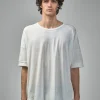 Jan-Jan Van Essche TEE#86 Short Sleeve Crew Neck Tee Organic Cotton Linen - LABELS