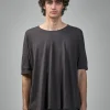 Jan-Jan Van Essche TEE#86 Short Sleeve Crew Neck Tee Organic Cotton Linen - LABELS