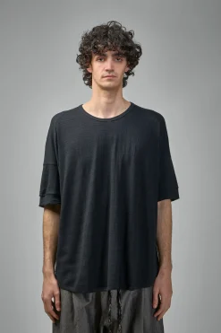 Jan-Jan Van Essche TEE#86 Short Sleeve Crew Neck Tee Ripple Jersey - LABELS