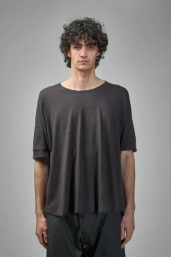 Jan-Jan Van Essche TEE#86 Short Sleeve Crew Neck Tee Organic Cotton Linen - LABELS
