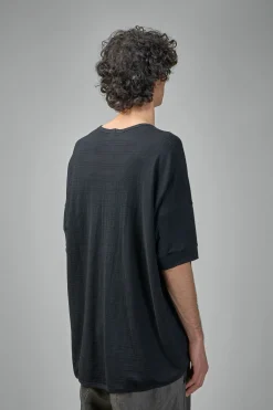 Jan-Jan Van Essche TEE#86 Short Sleeve Crew Neck Tee Ripple Jersey - LABELS