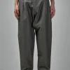 Jan-Jan Van Essche TROUSER#85 Single Pleated Loose Fit Trousers Cavalry Twill - LABELS