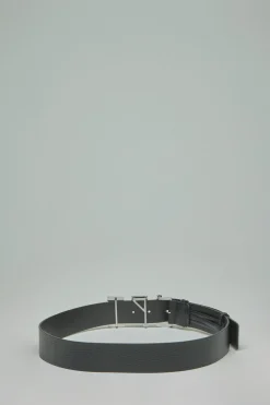 Jean Paul Gaultier Calfskin Leather Belt with ''JPG'' Metal Letters - LABELS