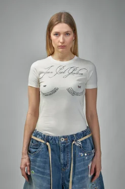 Jean Paul Gaultier Cotton Baby T-Shirt Printed ''Tattoo'' - LABELS