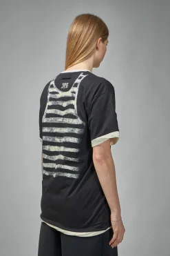 Jean Paul Gaultier Cotton Asymetric T-Shirt Printed ''Tattoo" - LABELS