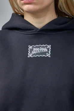 Jean Paul Gaultier Cotton Oversized Hoodie with 'Lace Label'' - LABELS