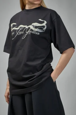 Jean Paul Gaultier Cotton Oversized T-Shirt Printed ''Tattoo'' - LABELS