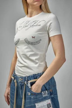 Jean Paul Gaultier Cotton Baby T-Shirt Printed ''Tattoo'' - LABELS